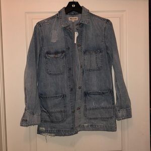 Madewell oversized chore denim coat